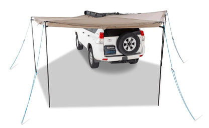 Auvent circulaire 270° Batwing 2.5m (version gauche) - avec fixations STOW IT - RHINO-RACK - BYD Shark 2024+
