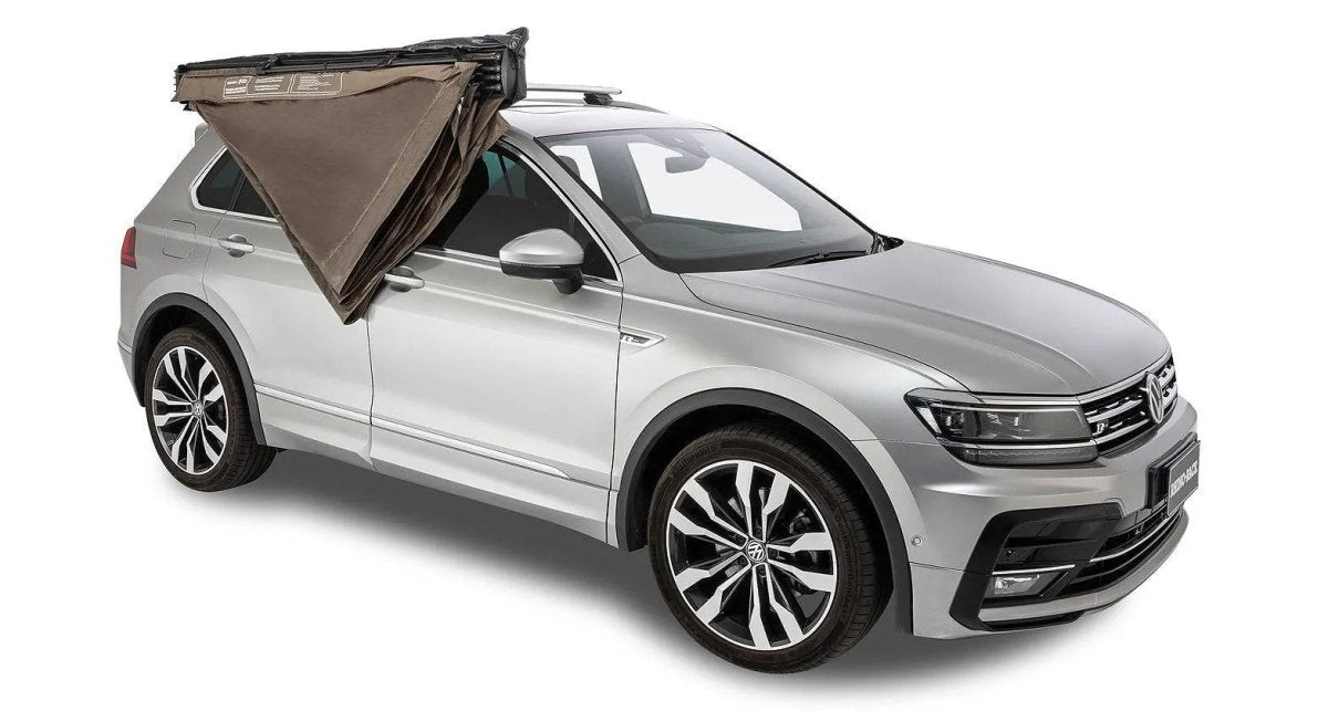 Auvent circulaire 270° Batwing Compact 2m (version droite) - avec fixations STOW IT - RHINO-RACK - BYD Shark 2024+