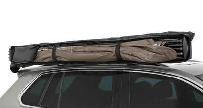 Auvent circulaire 270° Batwing Compact 2m (version droite) - avec fixations STOW IT - RHINO-RACK - BYD Shark 2024+