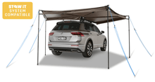 Auvent circulaire 270° Batwing Compact 2m (version droite) - avec fixations STOW IT - RHINO-RACK - BYD Shark 2024+