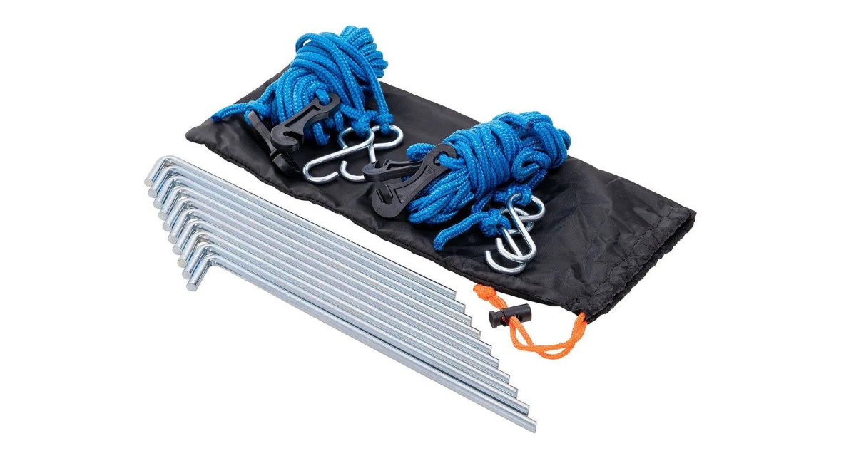 Auvent circulaire 270° Batwing Compact 2m (version droite) - avec fixations STOW IT - RHINO-RACK - BYD Shark 2024+