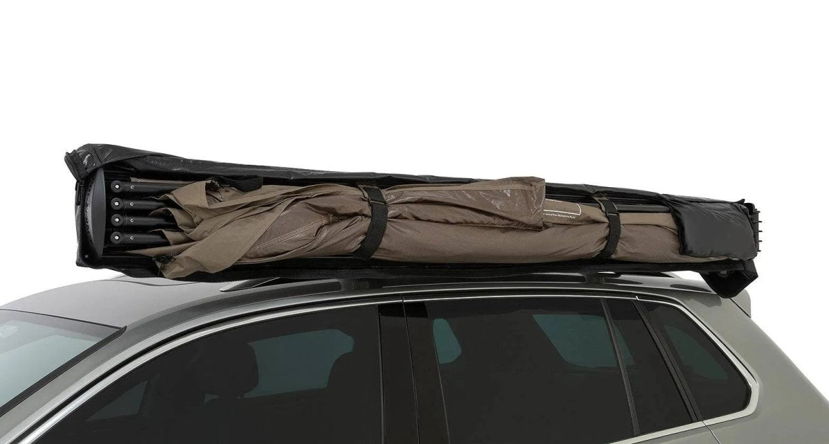 Auvent circulaire 270° Batwing Compact 2m (version gauche) - avec fixations STOW IT - RHINO-RACK - BYD Shark 2024+