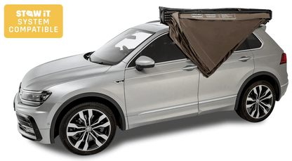 Auvent circulaire 270° Batwing Compact 2m (version gauche) - avec fixations STOW IT - RHINO-RACK - BYD Shark 2024+