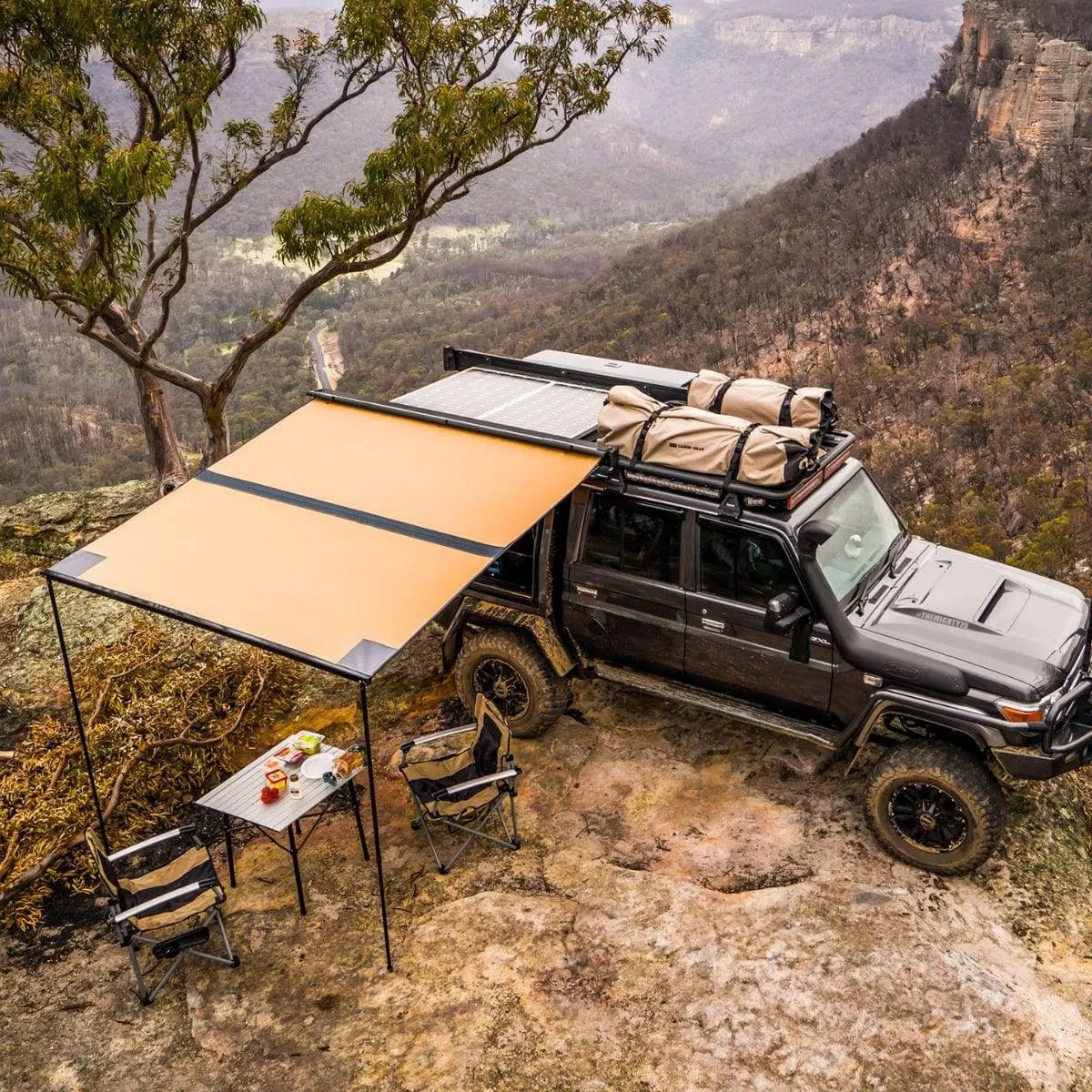 Auvent Touring ARB Aluminium | 2500x 2500mm | Black Edition - BYD Shark 2024+