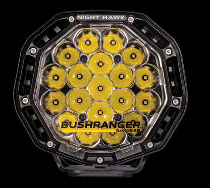 2x Phares 7" Spot Bushranger Night Hawk SR (Faisceau inclus) - BYD Shark 2024+