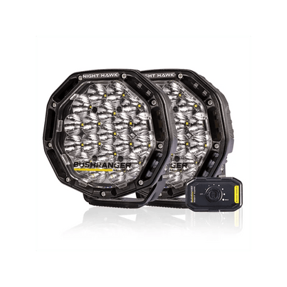 2x Phares 7" Spot Bushranger Night Hawk SR (Faisceau inclus) - BYD Shark 2024+