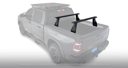 Kit 2 barres de benne 1260 mm système Reconn-Deck Dodge Ram - RHINO-RACK - Dodge RAM 1500
