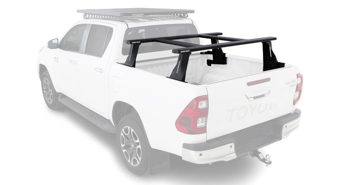 Kit 2 barres de benne 1500 mm système Reconn-Deck et 2 transversale Toyota Hilux Revo 2015+ - RHINO-RACK - Toyota Hilux 2016+