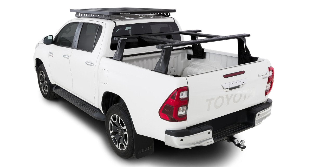 Kit 2 barres de benne 1500 mm système Reconn-Deck et 2 transversale Toyota Hilux Revo 2015+ - RHINO-RACK - Toyota Hilux 2016+