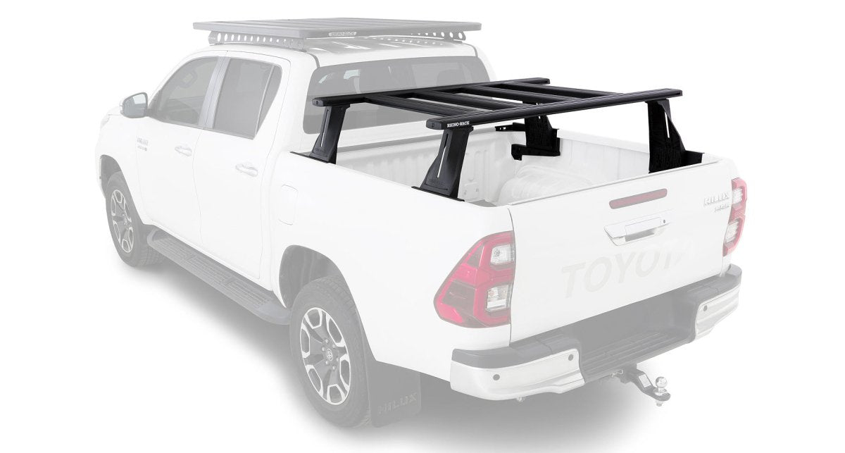 Kit 2 barres de benne 1500 mm système Reconn-Deck et 4 transversale Toyota Hilux Revo 2015+ - RHINO-RACK - Toyota Hilux 2016+