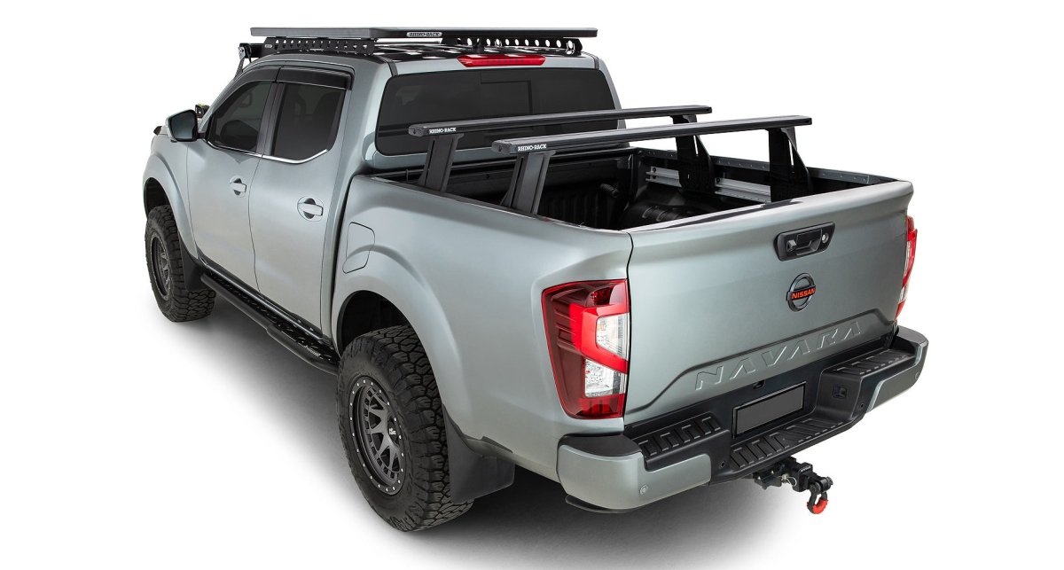 Kit 2 barres de benne Vortex système Reconn-Deck Nissan Navara NP300 2015+ - RHINO-RACK - Nissan Navara D23