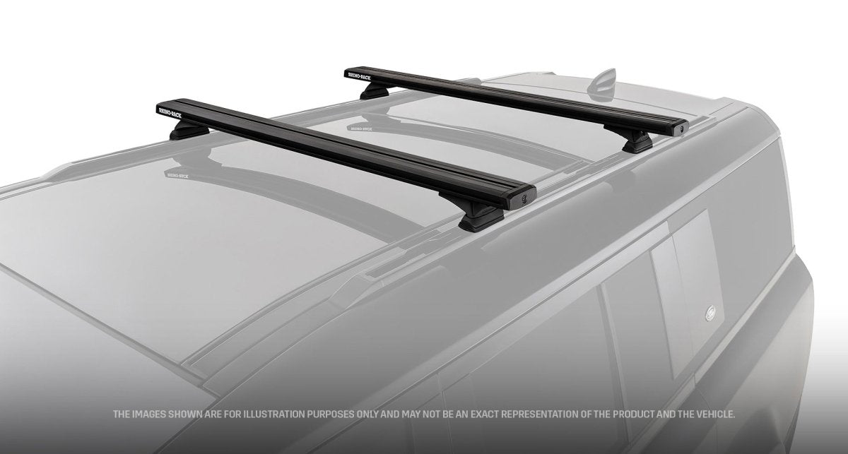 Kit 2 barres de toit 1260 mm système Reconn-Deck Land Rover Defender II 130 L663 2023+ - RHINO-RACK - Defender 110