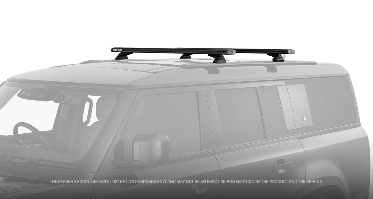 Kit 2 barres de toit 1260 mm système Reconn-Deck Land Rover Defender II 130 L663 2023+ - RHINO-RACK - Defender 110