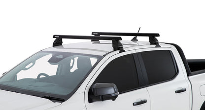 Kit 2 barres de toit Heavy Duty noire 1250mm série 2500 Ford Ranger/Raptor 2012-2022 - RHINO-RACK - Ford Ranger 2012-2022