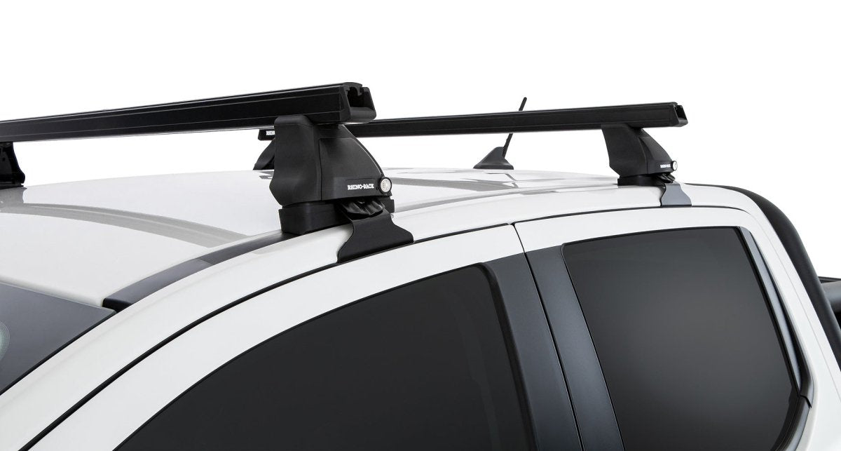Kit 2 barres de toit Heavy Duty noire 1250mm série 2500 Ford Ranger/Raptor 2012-2022 - RHINO-RACK - Ford Ranger 2012-2022