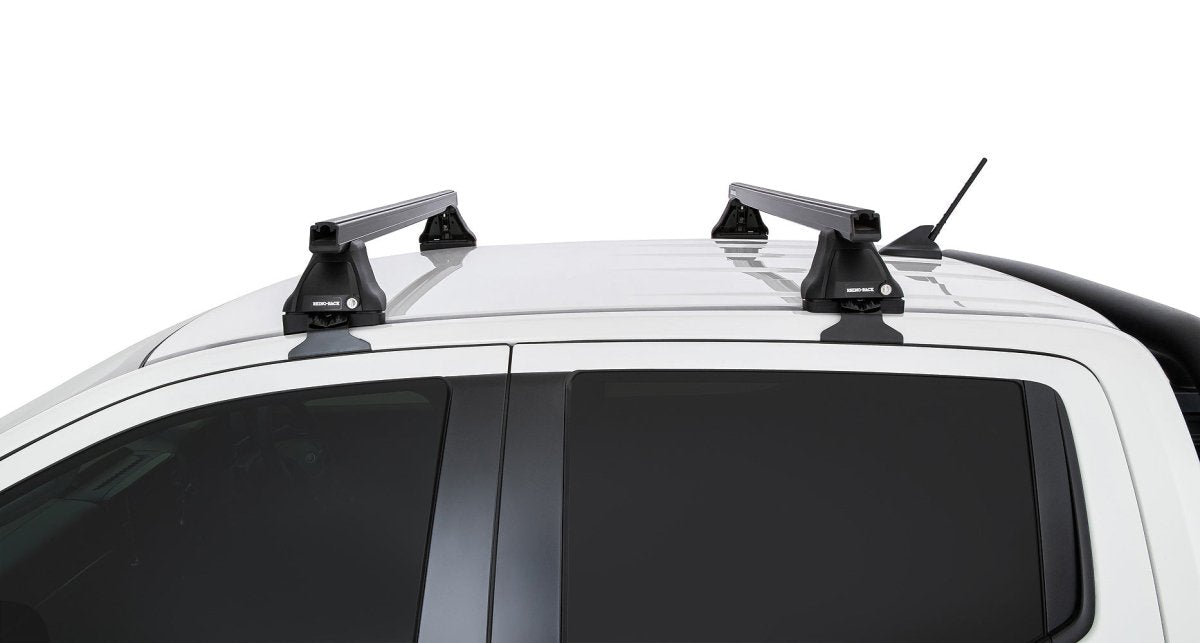 Kit 2 barres de toit Heavy Duty noire 1250mm série 2500 Ford Ranger/Raptor 2012-2022 - RHINO-RACK - Ford Ranger 2012-2022