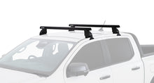 Kit 2 barres de toit Heavy Duty noire 1250mm série 2500 Ford Ranger/Raptor 2012-2022 - RHINO-RACK - Ford Ranger 2012-2022