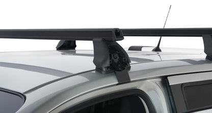Kit 2 barres de toit Heavy Duty noire 1250mm série 2500 Nissan Navara NP300 2015-2021 - RHINO-RACK - Nissan Navara D23