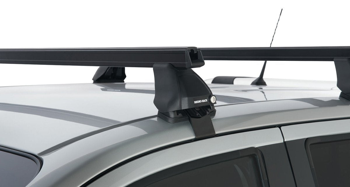 Kit 2 barres de toit Heavy Duty noire 1250mm série 2500 Nissan Navara NP300 2015-2021 - RHINO-RACK - Nissan Navara D23