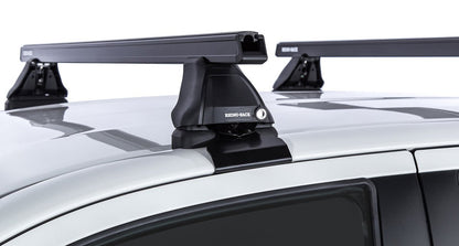 Kit 2 barres de toit Heavy Duty noire 1250mm série 2500 Toyota Hilux Revo 2015+ - RHINO-RACK - Toyota Hilux 2016+