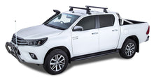 Kit 2 barres de toit Heavy Duty noire 1250mm série 2500 Toyota Hilux Revo 2015+ - RHINO-RACK - Toyota Hilux 2016+
