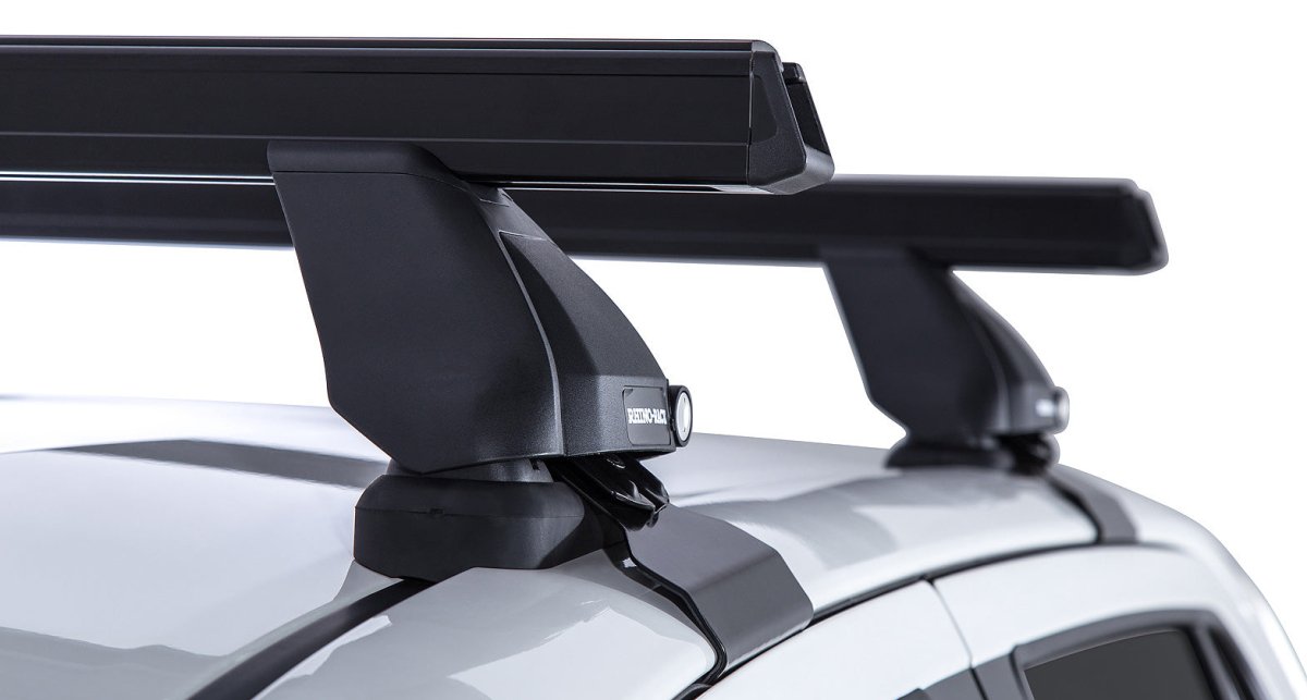 Kit 2 barres de toit Heavy Duty noire 1250mm série 2500 Toyota Hilux Revo 2015+ - RHINO-RACK - Toyota Hilux 2016+