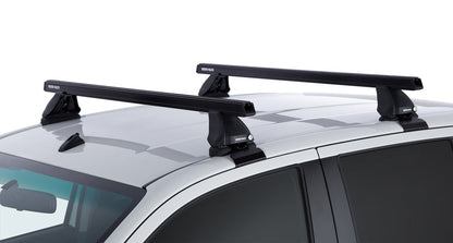 Kit 2 barres de toit Heavy Duty noire 1250mm série 2500 Toyota Hilux Revo 2015+ - RHINO-RACK - Toyota Hilux 2016+