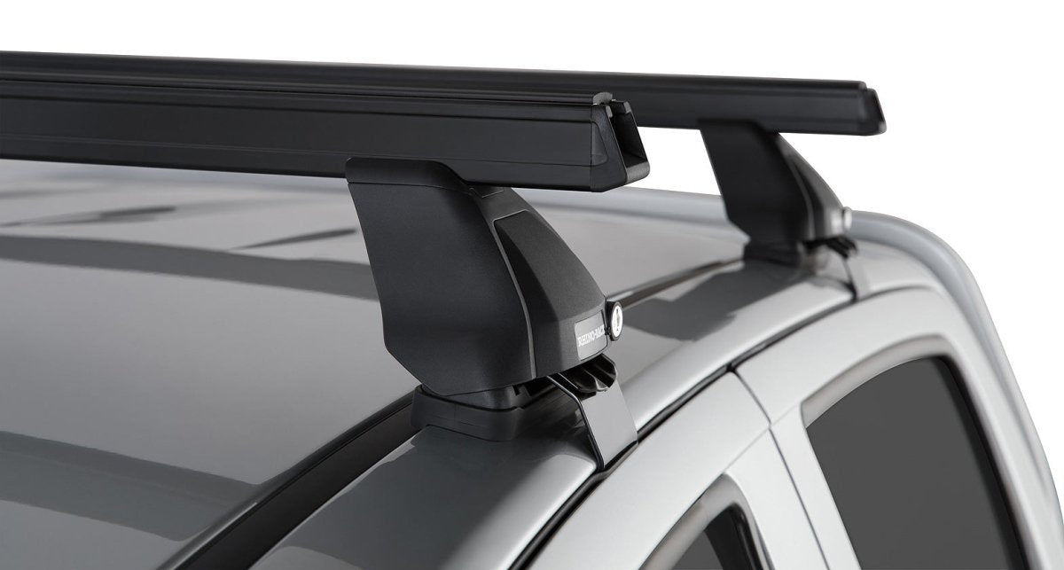 Kit 2 barres de toit Heavy Duty noire 1375mm série 2500 Isuzu D-Max Gen II TF (SX) 2016-2020 - RHINO-RACK - Isuzu Dmax 2012-2020