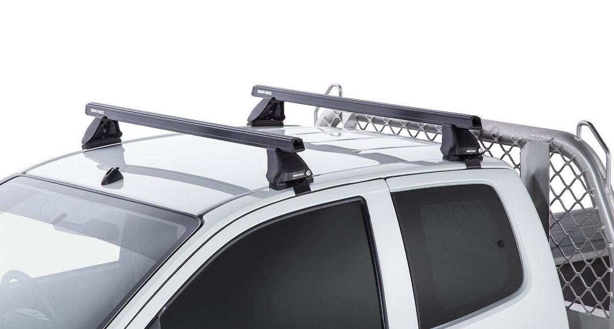 Kit 2 barres de toit Heavy Duty noire 1375mm série 2500 Isuzu D-Max Gen II TF (SX) 2016-2020 - RHINO-RACK - Isuzu Dmax 2012-2020