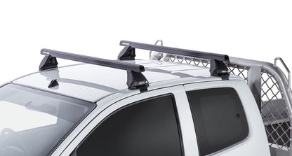 Kit 2 barres de toit Heavy Duty noire 1375mm série 2500 Isuzu D-Max Gen II TF (SX) 2016-2020 - RHINO-RACK - Isuzu Dmax 2012-2020