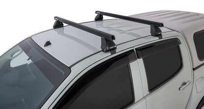 Kit 2 barres de toit Heavy Duty noire 1375mm série 2500 Isuzu D-Max Gen II TF (SX) 2016-2020 - RHINO-RACK - Isuzu Dmax 2012-2020