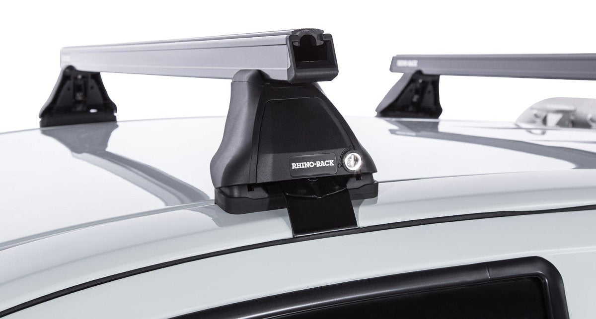 Kit 2 barres de toit Heavy Duty noire 1375mm série 2500 Isuzu D-Max Gen II TF (SX) 2016-2020 - RHINO-RACK - Isuzu Dmax 2012-2020