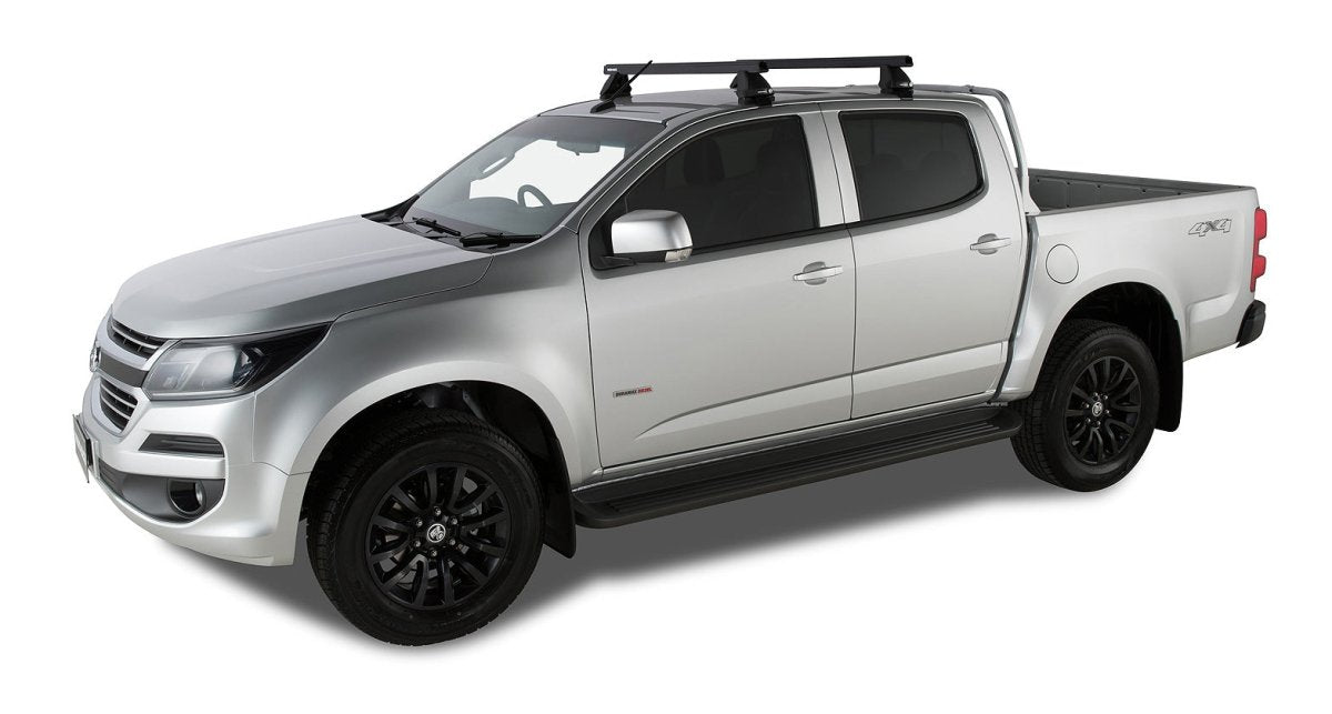 Kit 2 barres de toit Heavy Duty noire 1375mm série 2500 Isuzu D-Max Gen II TF (SX) 2016-2020 - RHINO-RACK - Isuzu Dmax 2012-2020