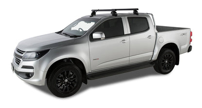 Kit 2 barres de toit Heavy Duty noire 1375mm série 2500 Isuzu D-Max Gen II TF (SX) 2016-2020 - RHINO-RACK - Isuzu Dmax 2012-2020
