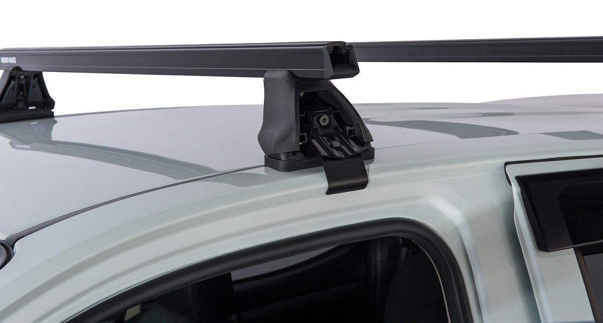 Kit 2 barres de toit Heavy Duty noire 1375mm série 2500 Isuzu D-Max Gen II TF (SX) 2016-2020 - RHINO-RACK - Isuzu Dmax 2012-2020