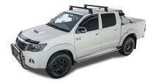 Kit 2 barres de toit Heavy Duty noire 1375mm série 2500 Toyota Hilux Vigo 2005-2015 - RHINO-RACK - Toyota Hilux 2005-2015
