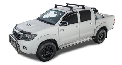 Kit 2 barres de toit Heavy Duty noire 1375mm série 2500 Toyota Hilux Vigo 2005-2015 - RHINO-RACK - Toyota Hilux 2005-2015