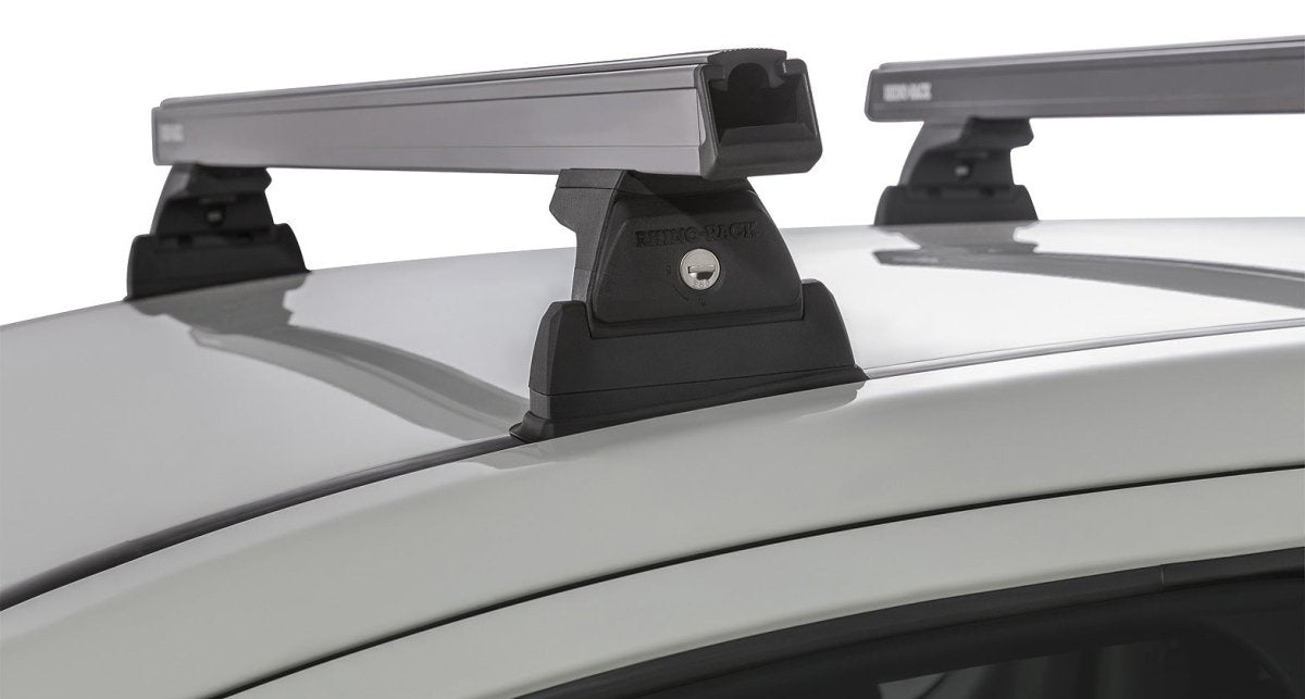Kit 2 barres de toit noire 1250 mm Heavy Duty RLT600 Ditch Mount Mitsubishi L200 Gen V MQ/MR 2015+ - RHINO-RACK - Mitsubishi L200 2015-2019