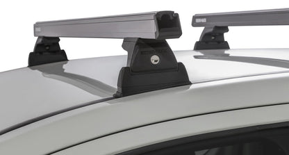 Kit 2 barres de toit noire 1250 mm Heavy Duty RLT600 Ditch Mount Mitsubishi L200 Gen V MQ/MR 2015+ - RHINO-RACK - Mitsubishi L200 2015-2019