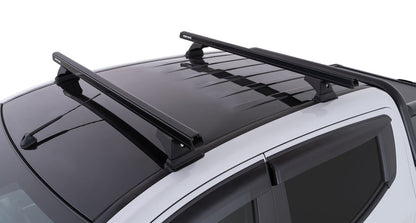 Kit 2 barres de toit noire 1250mm Heavy Duty RCH Trackmount Mitsubishi L200 Gen V MQ/MR 2015+ - RHINO-RACK - Mitsubishi L200 2015-2019