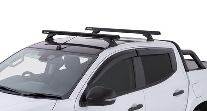 Kit 2 barres de toit noire 1250mm Heavy Duty RCH Trackmount Mitsubishi L200 Gen V MQ/MR 2015+ - RHINO-RACK - Mitsubishi L200 2015-2019