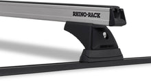 Kit 2 barres de toit noire 1250mm Heavy Duty RCH Trackmount Mitsubishi Pajero NM - NP 2000-2006 - RHINO-RACK -