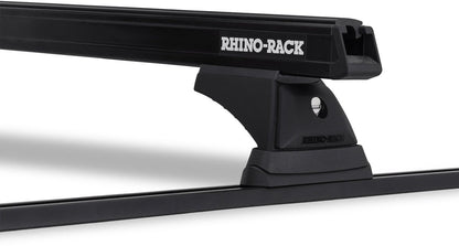 Kit 2 barres de toit noire 1250mm Heavy Duty RCH Trackmount Toyota Hilux Revo 2015+ - RHINO-RACK - Toyota Hilux 2016+