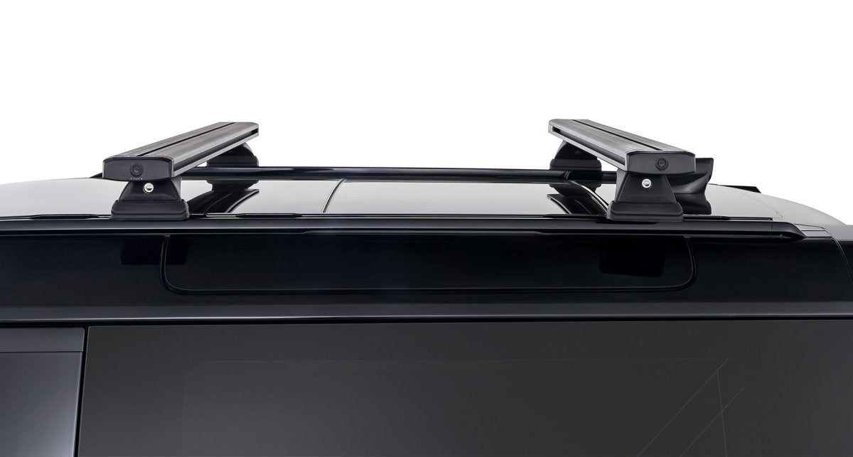 Kit 2 barres de toit noire 1260mm - Reconn-Deck Land Rover Defender II 90 L663 2021+ - RHINO-RACK - Defender 110