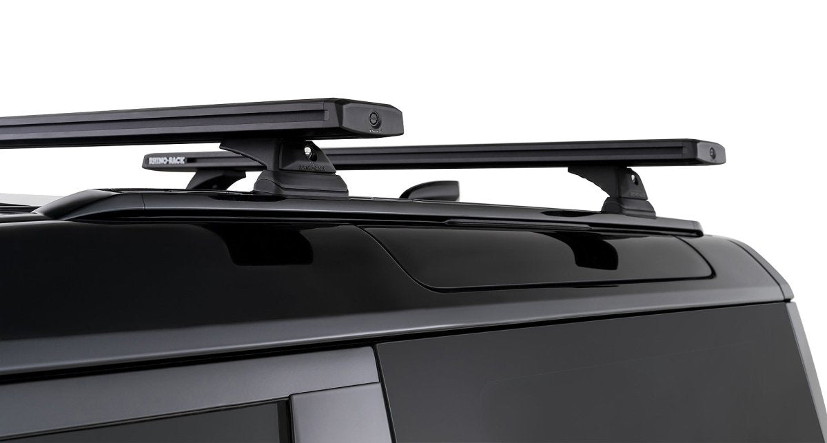Kit 2 barres de toit noire 1260mm - Reconn-Deck Land Rover Defender II 90 L663 2021+ - RHINO-RACK - Defender 110