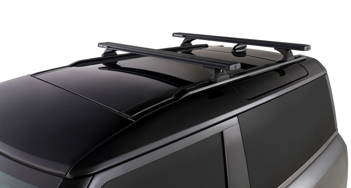 Kit 2 barres de toit noire 1260mm - Reconn-Deck Land Rover Defender II 90 L663 2021+ - RHINO-RACK - Defender 110