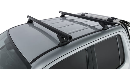 Kit 2 barres de toit noire 1375mm Heavy Duty avec pieds RCH Volkswagen Amarok 2H 2011-2023 - RHINO-RACK - VW Amarok 2011-2022