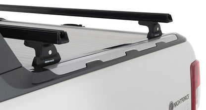 Kit 2 barres de toit noire Heavy Duty 1500mm avec pieds RLT600 Ford Ranger Wildtrak T6/T7/T8 2012-2022 - RHINO-RACK - Ford Ranger 2012-2022