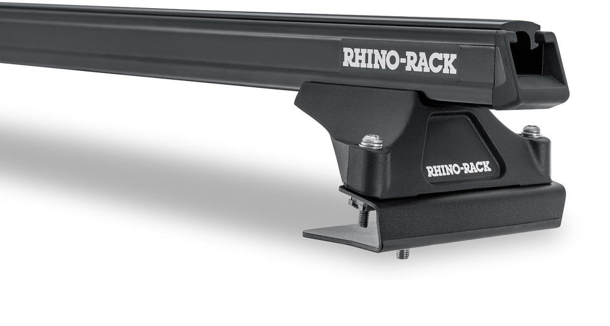 Kit 2 barres de toit noire Heavy Duty 1800mm avec pieds RLTP Ford Transit 2014+ - RHINO-RACK -