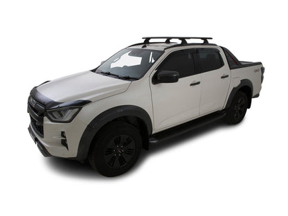 Kit 2 barres de toit Sportz 1260mm Isuzu D-Max X-Terrain Double Cab rails de toit affleurants 2020+ - RHINO-RACK - Isuzu Dmax 2020+